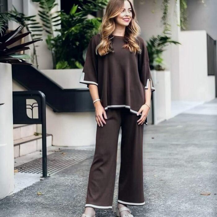 Round Neck 2 pcs suit - Image 2