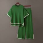 Round Neck 2 pcs suit - Image 19