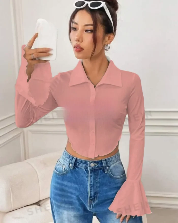 Polo Mermaid Sleeve Tops - Image 4