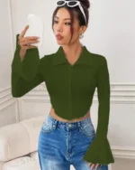 Polo Mermaid Sleeve Tops - Image 2