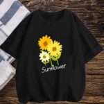 Sunflower Oversized Chic Tee for Fashionable Comfort