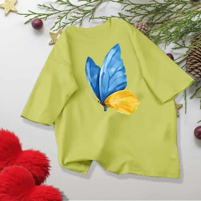 Butterfly Dreamy Oversize Women's Tee - Image 4