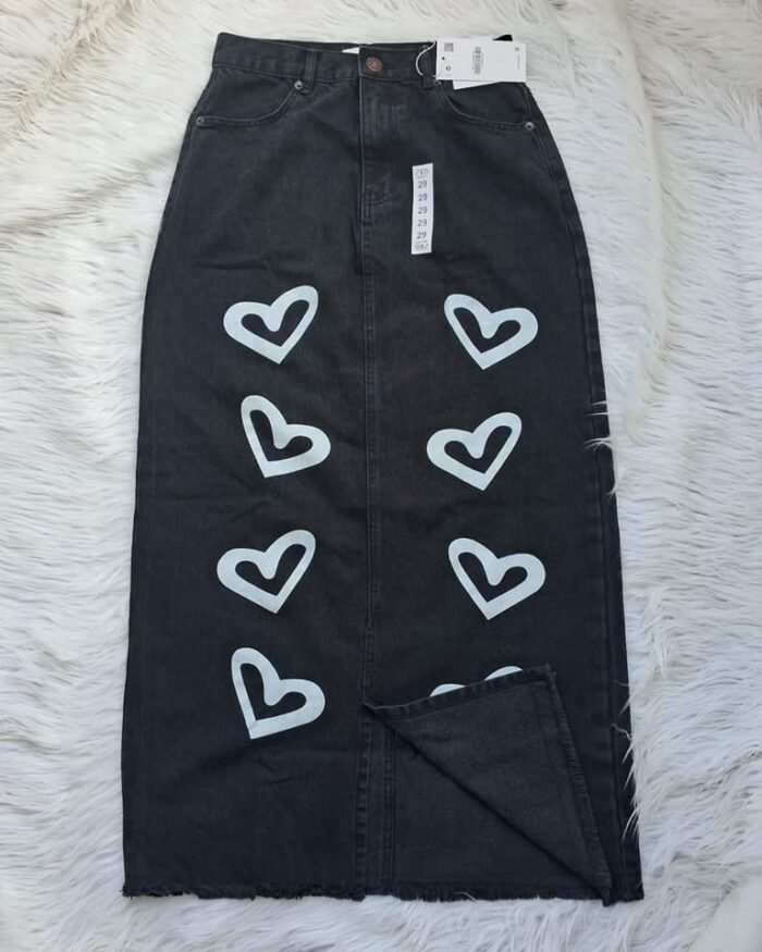 Heart printed skirt - Image 2