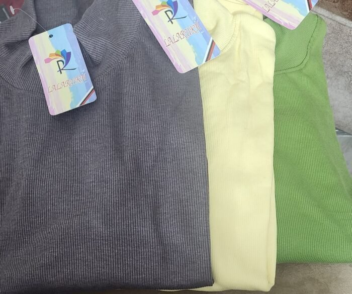 Half Turtleneck Sweater Korean Style Sweater Slim Bottoming Shirt Slim Long Sleeve Top - Image 23