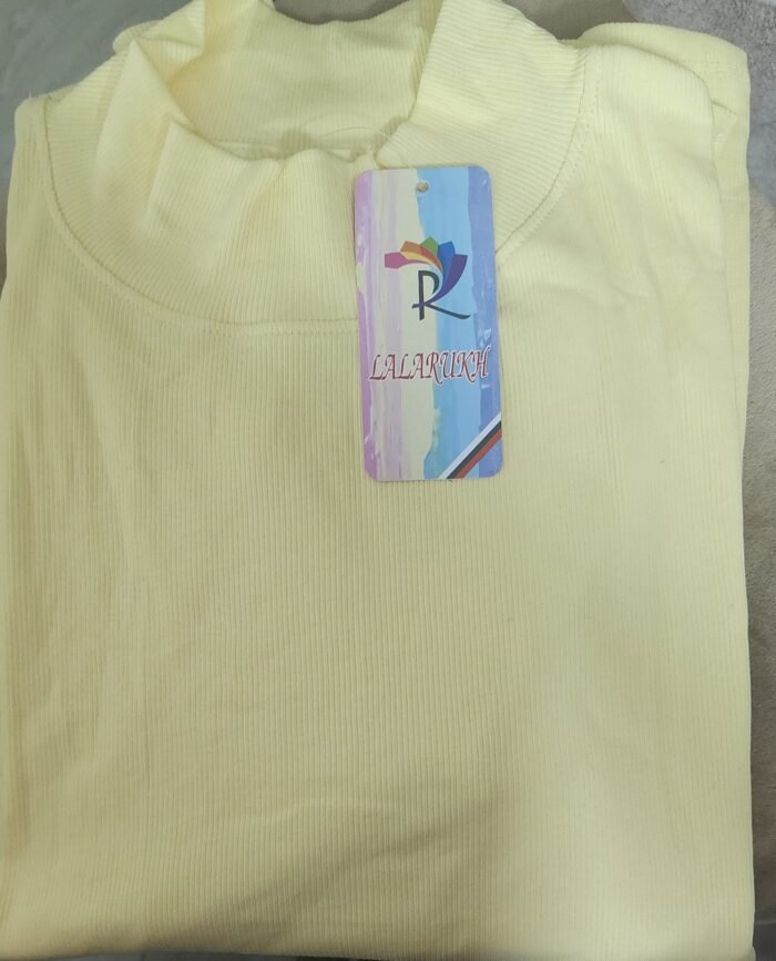 Half Turtleneck Sweater Korean Style Sweater Slim Bottoming Shirt Slim Long Sleeve Top - Image 20