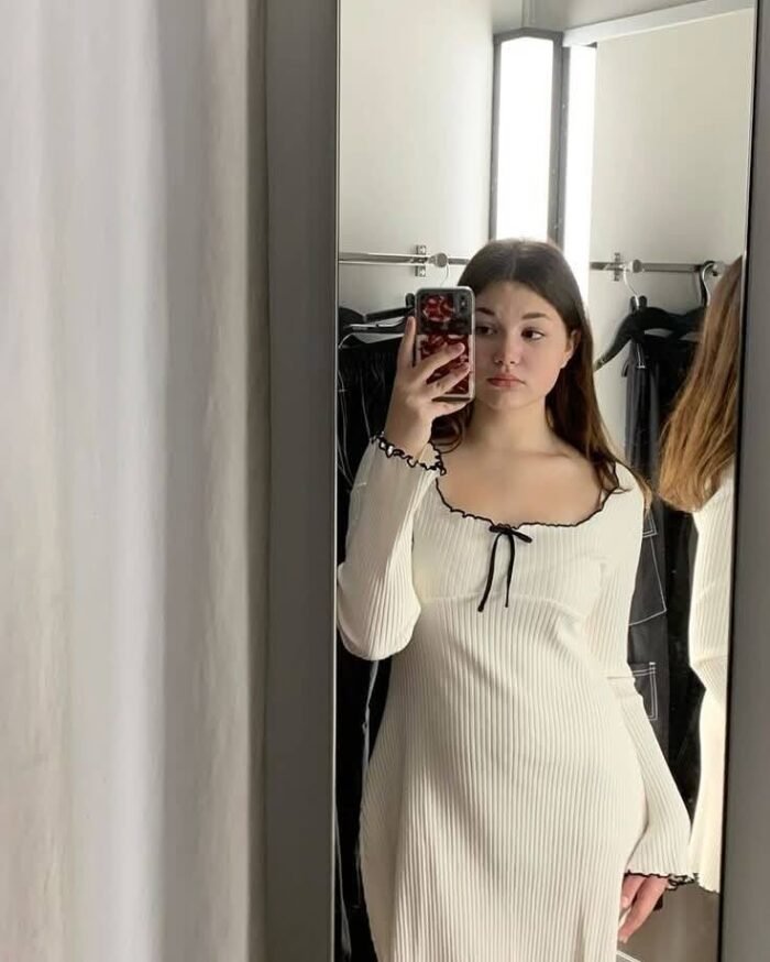 Long Sleeve Contrast Trim Casual Square Neck Bow tops - Image 5