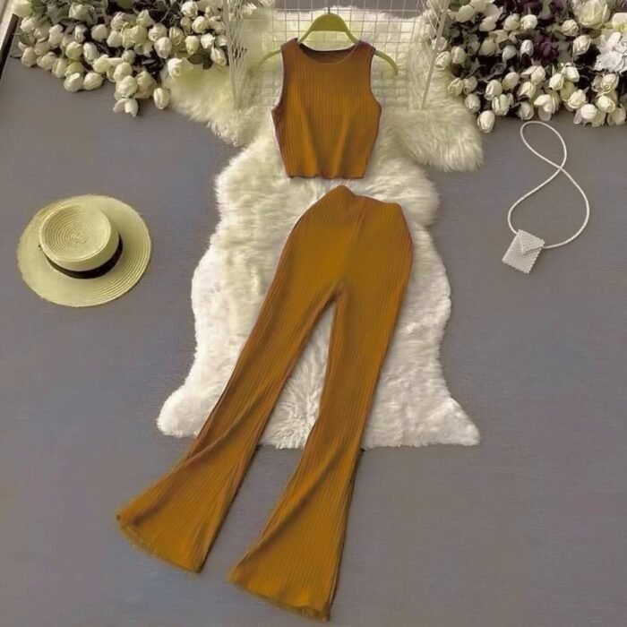 Women's Two Piece Pants Set - Image 6