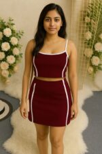 Mini Skirt Co-Ord Set for Women