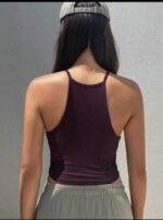 Neck rib crop top - Image 3