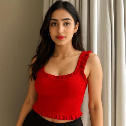 Lettuce Trim strap shoulder top