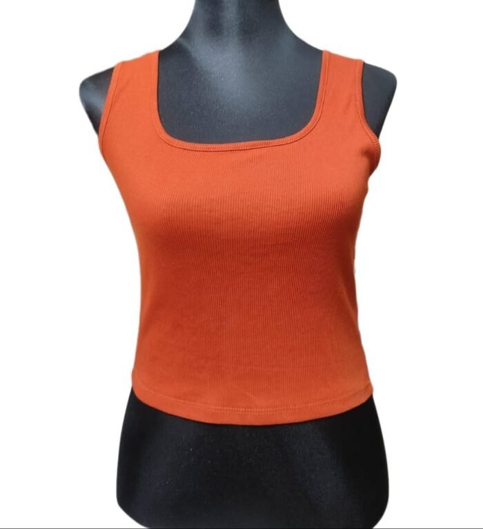 Summer Ribbed Cotton Tank Top for Women – Soft Stretch Fit - Image 7