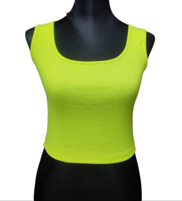 Summer Ribbed Cotton Tank Top for Women – Soft Stretch Fit - Image 6