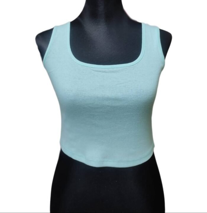 Summer Ribbed Cotton Tank Top for Women – Soft Stretch Fit - Image 5