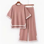 Round neck 2 pcs co-ord set - Image 30