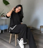 Round neck 2 pcs co-ord set - Image 6