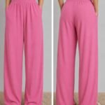 Premium Wide Leg Palazzo Pants - Candy Pink