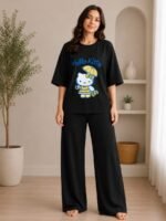 Hello Kitty Cotton Drop Shoulder Co-Ord Set - Image 2