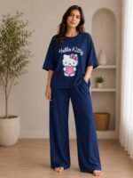 Hello Kitty Cotton Drop Shoulder Co-Ord Set - Image 4
